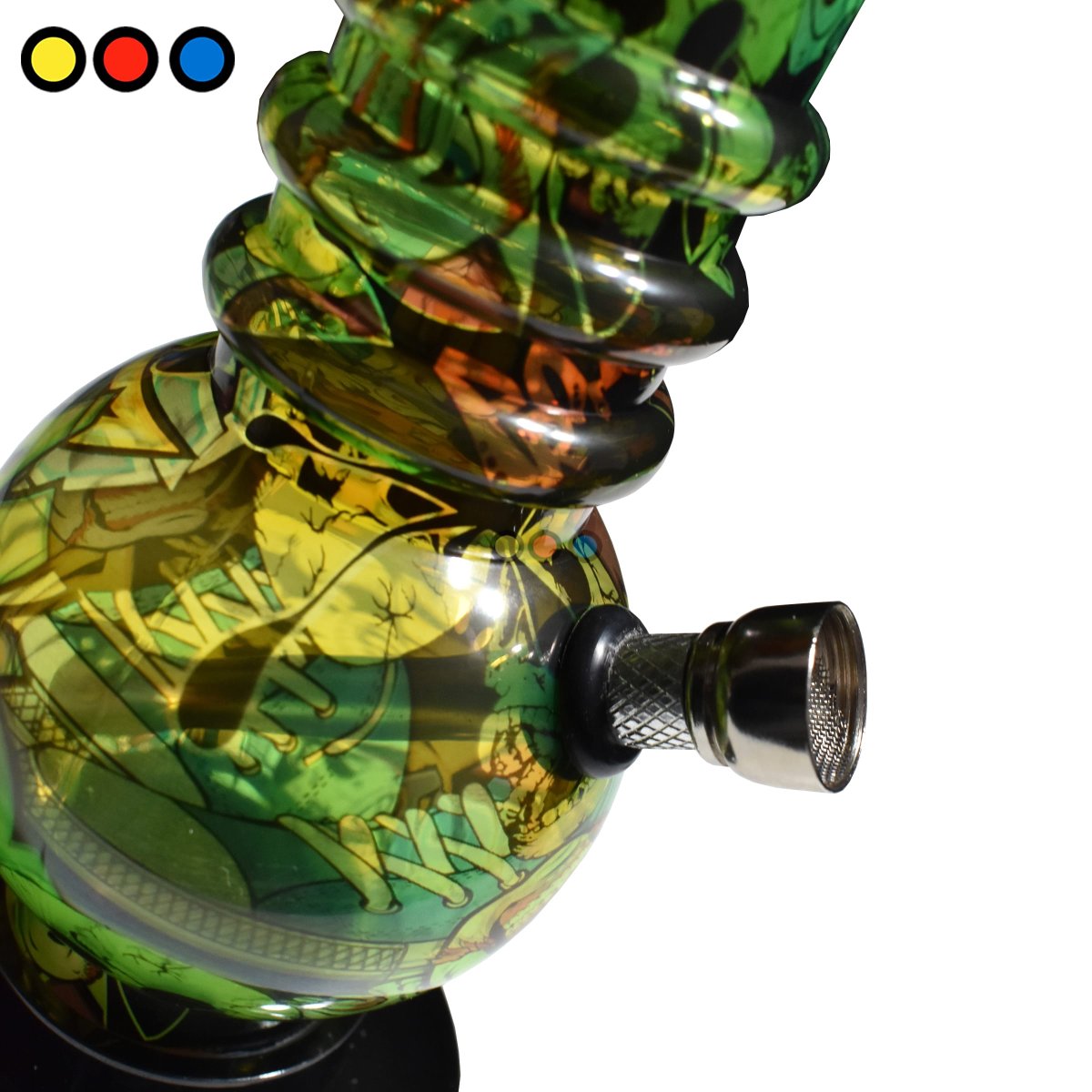 Bong de Plástico Diseños 31cm - Imagen 4
