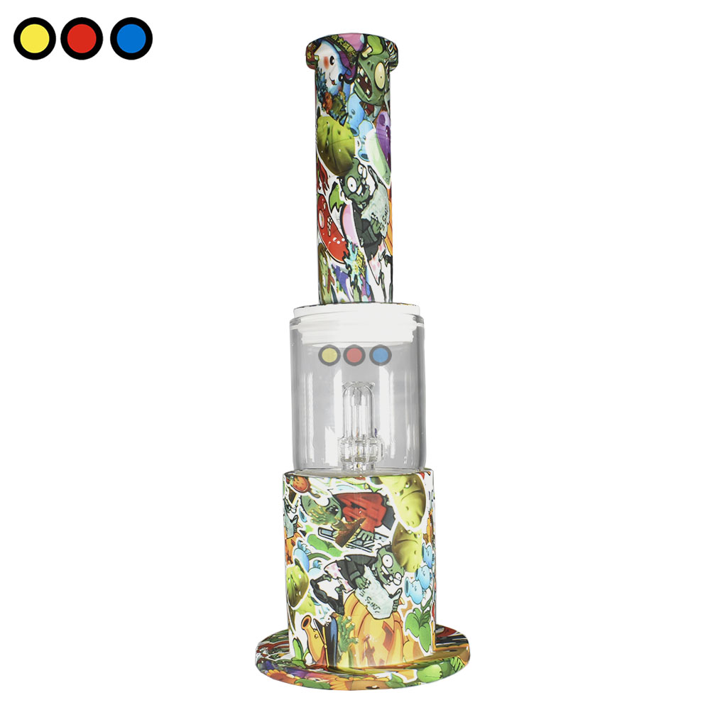 Bong Silicona Plantas vs Zombies 33cm - Imagen 2